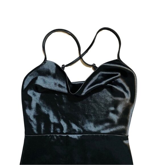Fashion Nova Cocktail Dress Size Small Cowl Spaghetti Strap - Picture 2 of 6